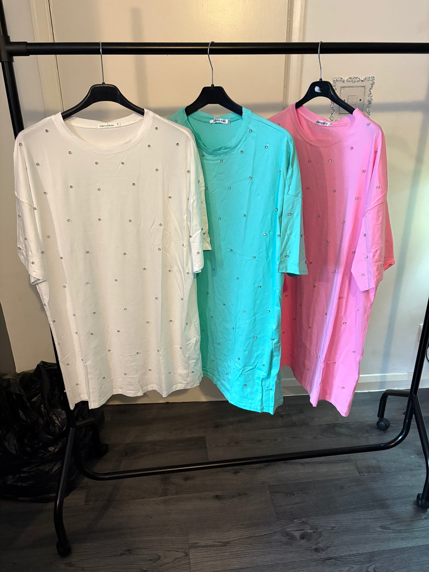 Oversized diamond T-shirt (10-20)